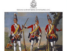 Tablet Screenshot of britishbattles.com